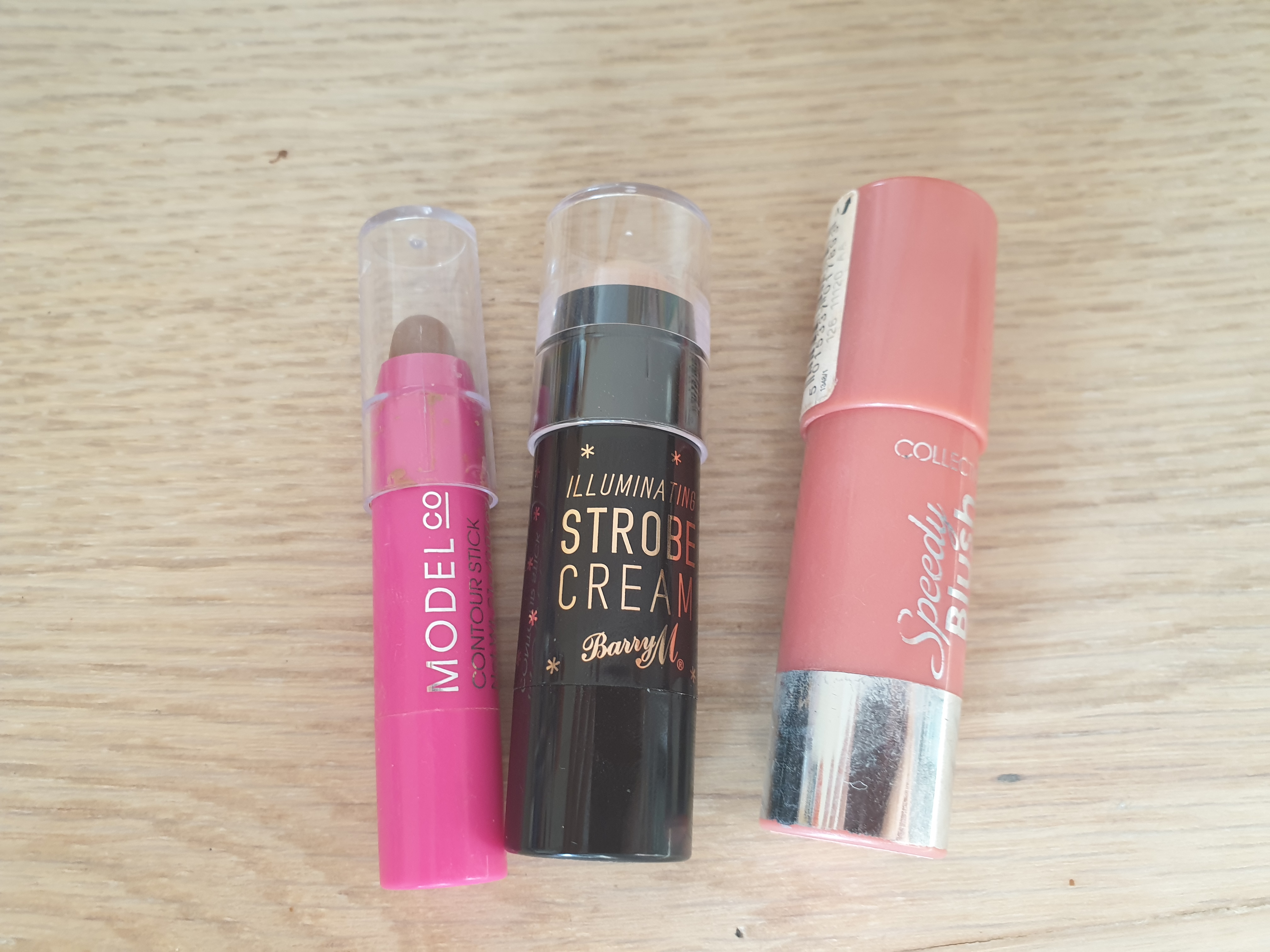 Make up products -  the contour, highlighter and blusher products mentioned within the post