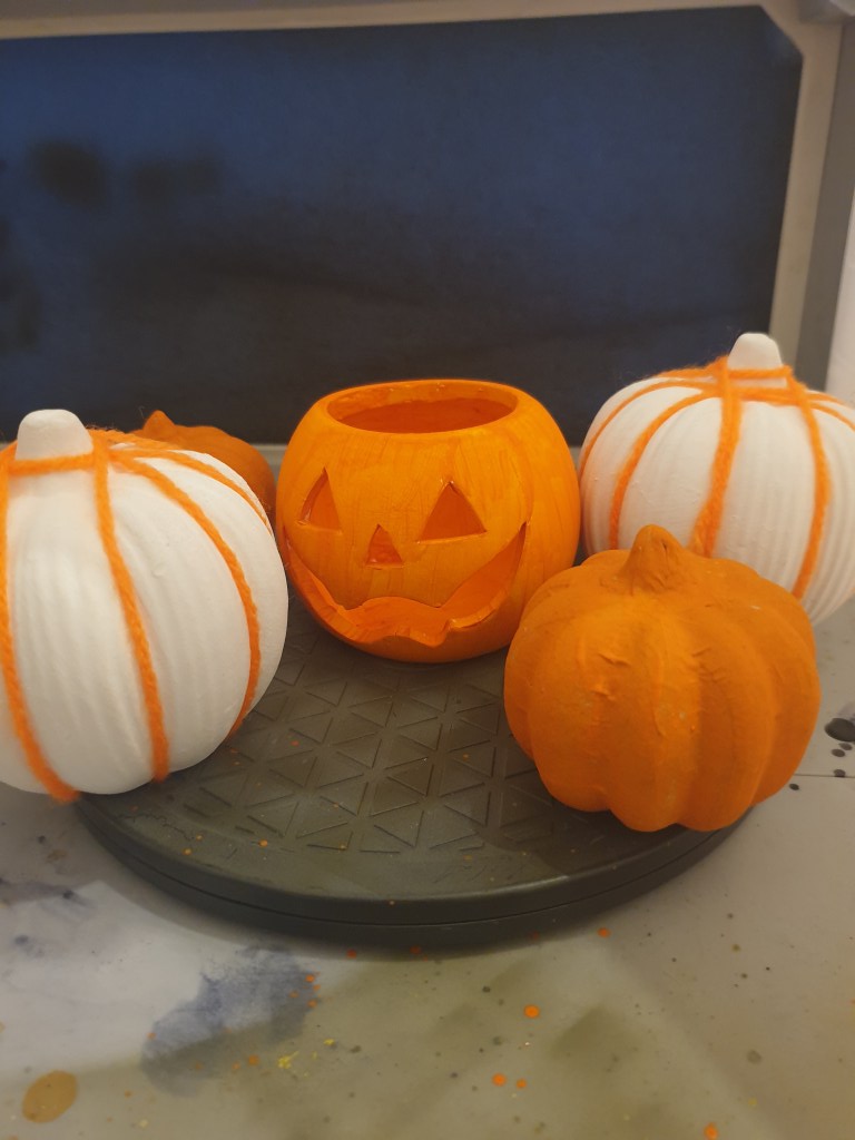 Halloween crafts for your home featuring all of the items I've mentioned within the post.