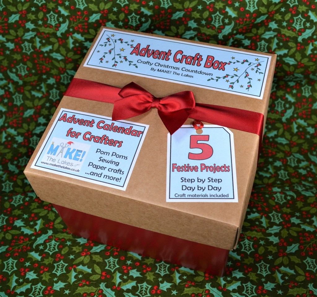 Make! The Lakes Advent Calendar Promotional Box Image. 