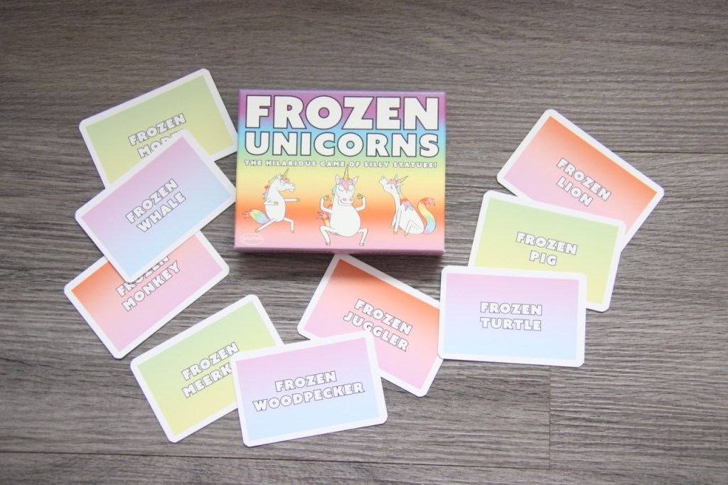 Frozen Unicorns Game Box and Cards