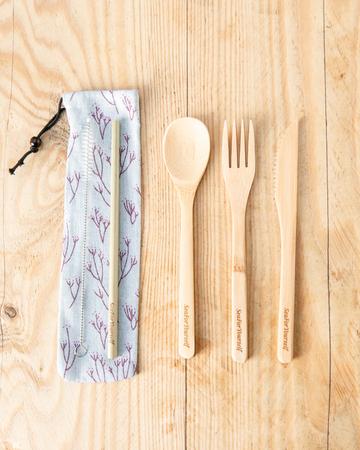 Bamboo Cutlery Set Christmas gift guide 2021 part 1