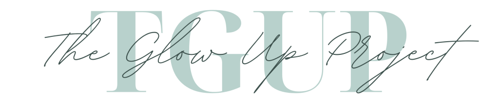 Meet My February advertiser The Glow Up Project Logo.