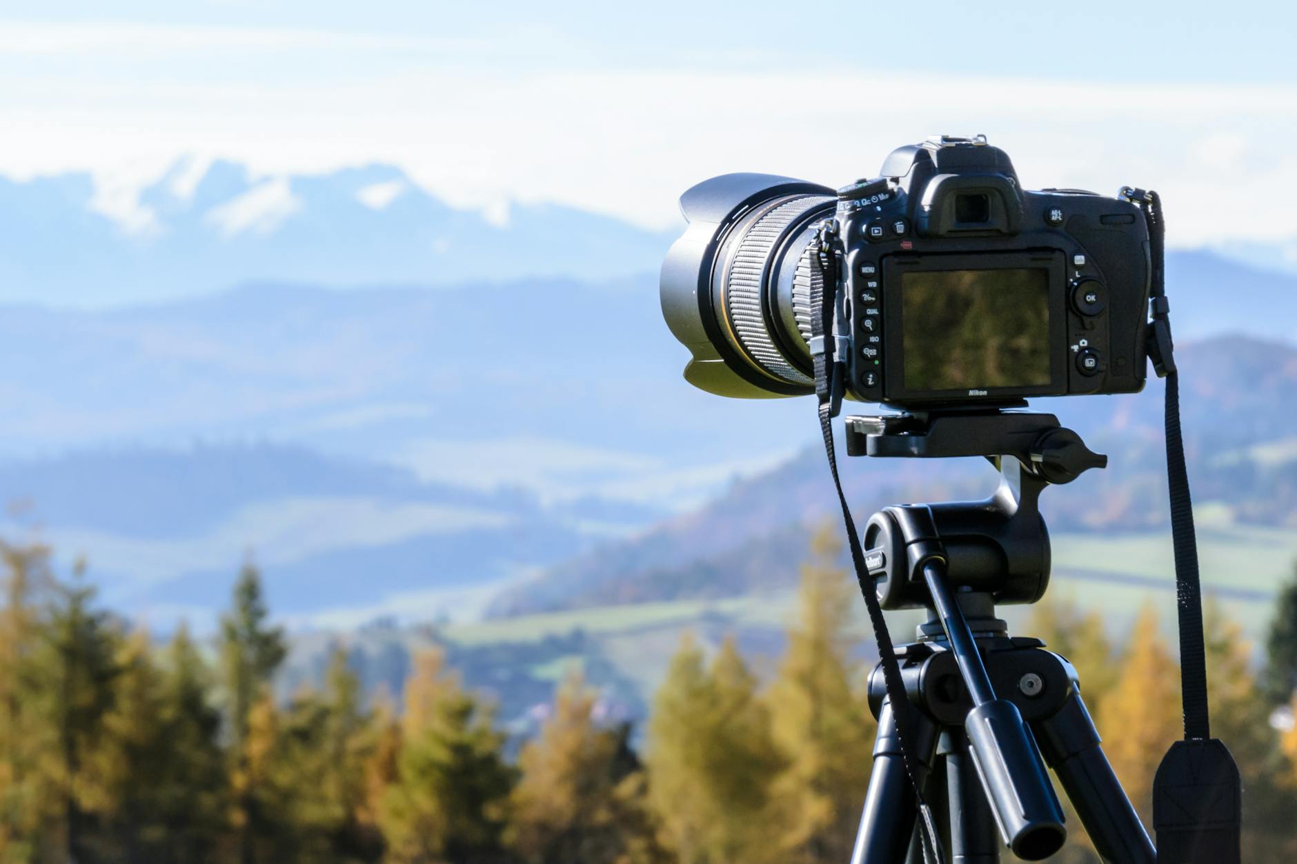 camera on a tripod for photography tips for stunning shots