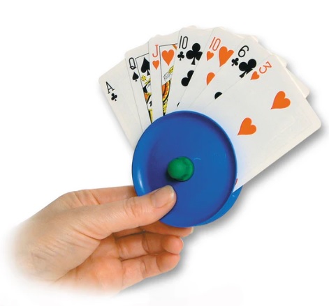 Playing card holder for your ultimate gift guide for loved ones with dementia post.