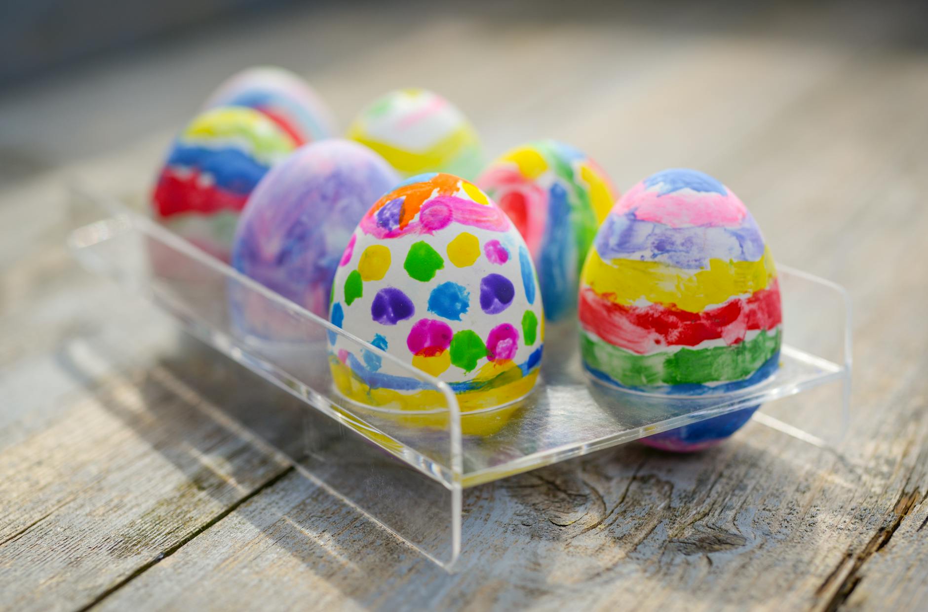 Kids painted eggs for Easter Traditions for Families That Actually Work (No Pressure, Just Memories) post. 